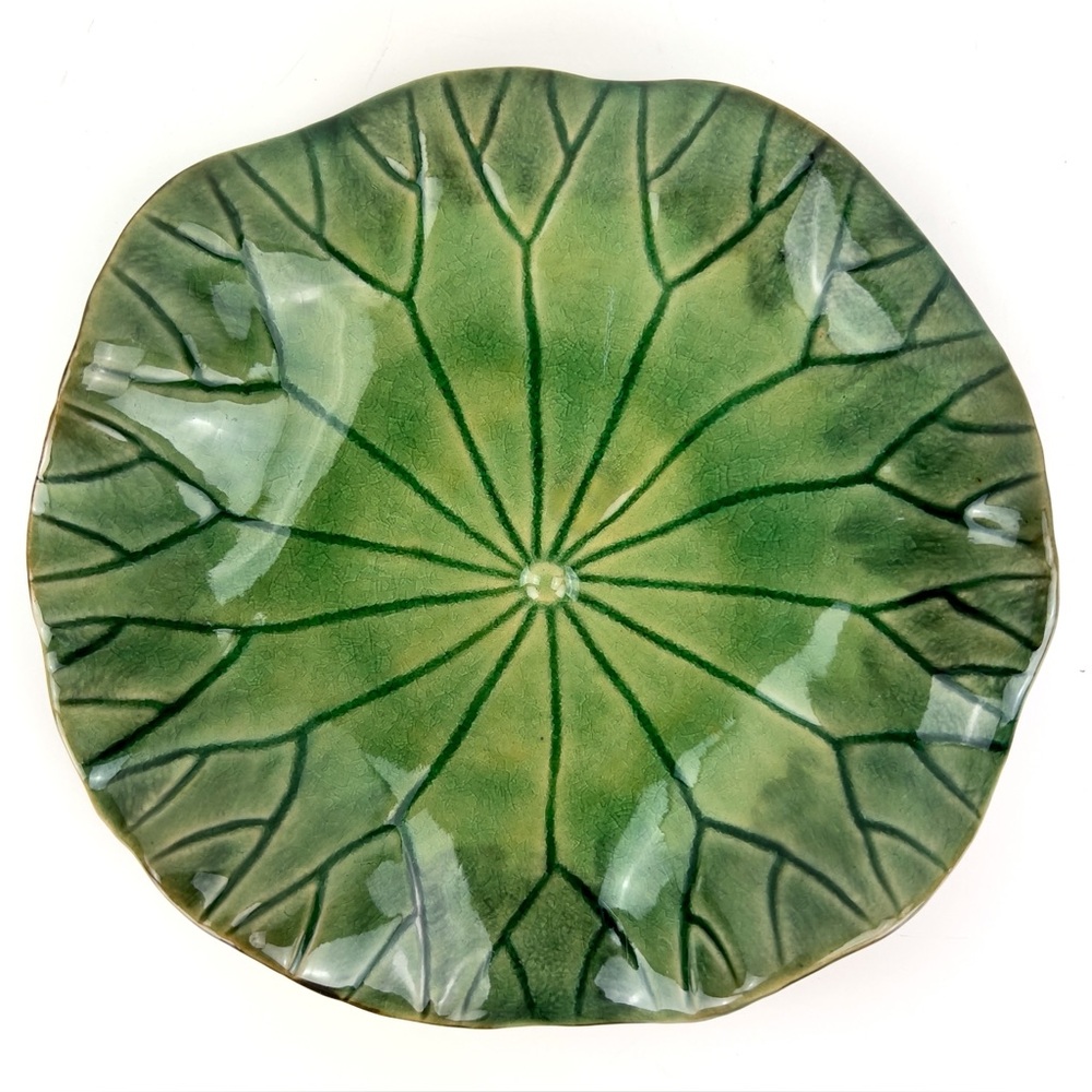 Vintage Arhaus Lily Pad 8.5” Decorative Plate